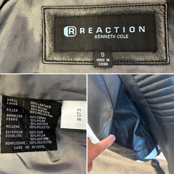 Kenneth Cole Reaction Leather Jacket - Picture 9 of 12